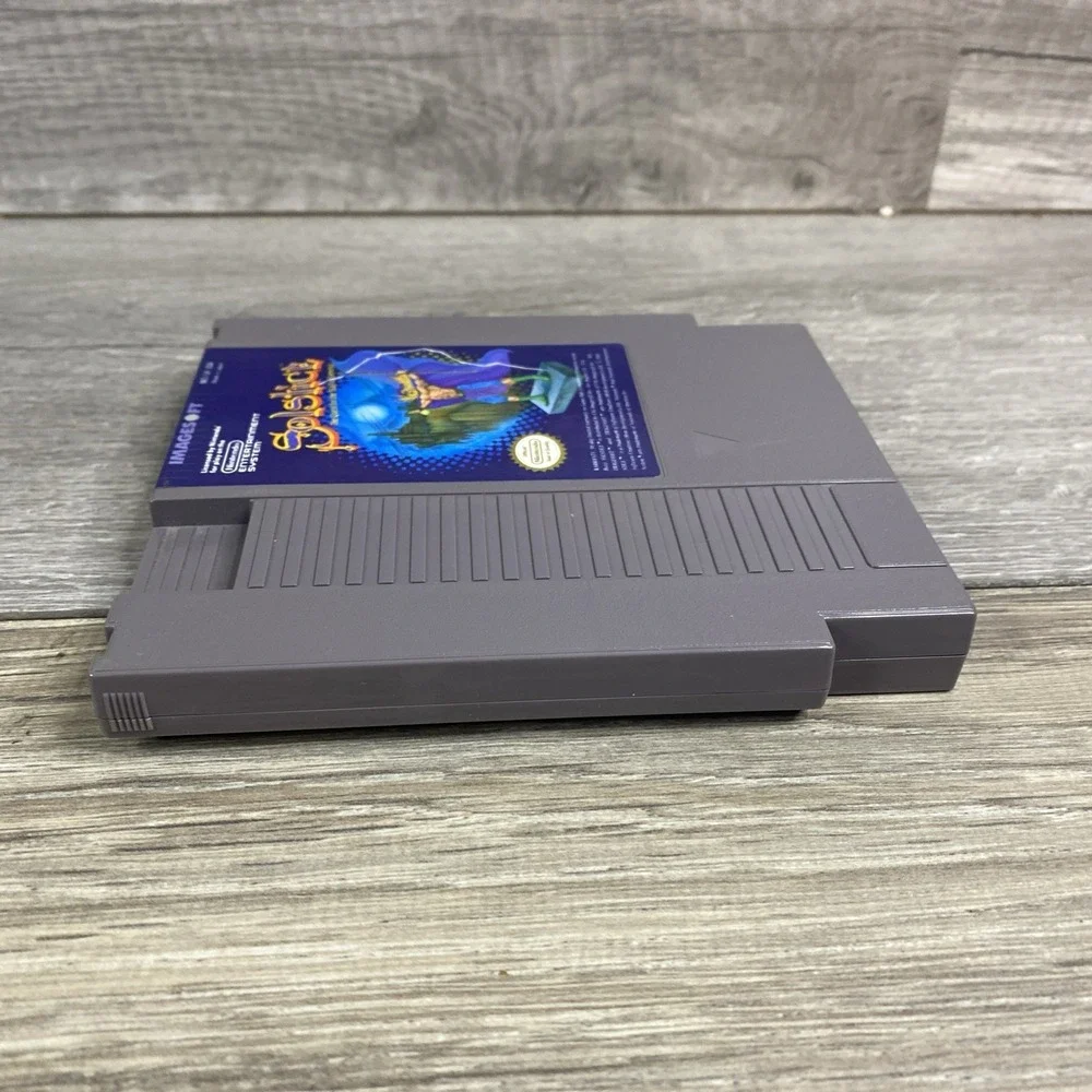 SOLSTICE‎ ORIGINAL CLASSIC VIDEO GAME Nintendo System 1985 CARTRIDGE NES
